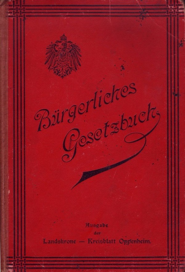 125 Jahre Brgerliches Gesetzbuch