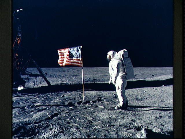 Setzen der USA-Flagge